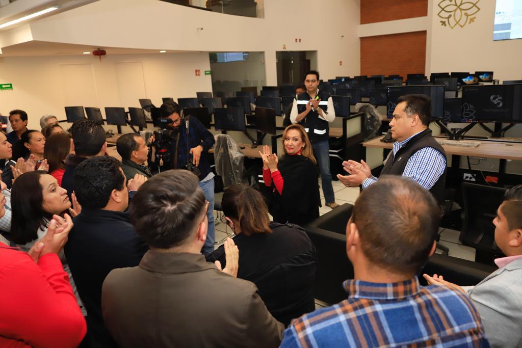 Presentó Gobernadora Lorena Cuéllar instalaciones del C5I a presidentes municipales