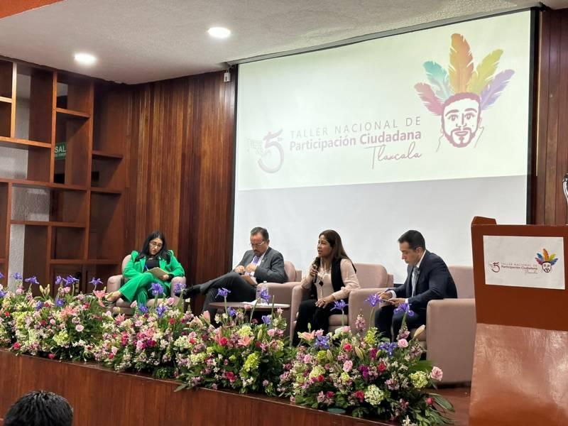 Ofrece Manuel Cambrón ponencia durante el quinto Taller Nacional de Participación Ciudadana
