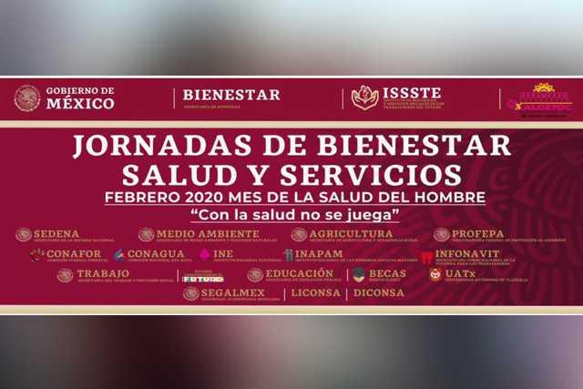 Invita Bienestar a Jornada de Salud y Servicios en Xaloztoc