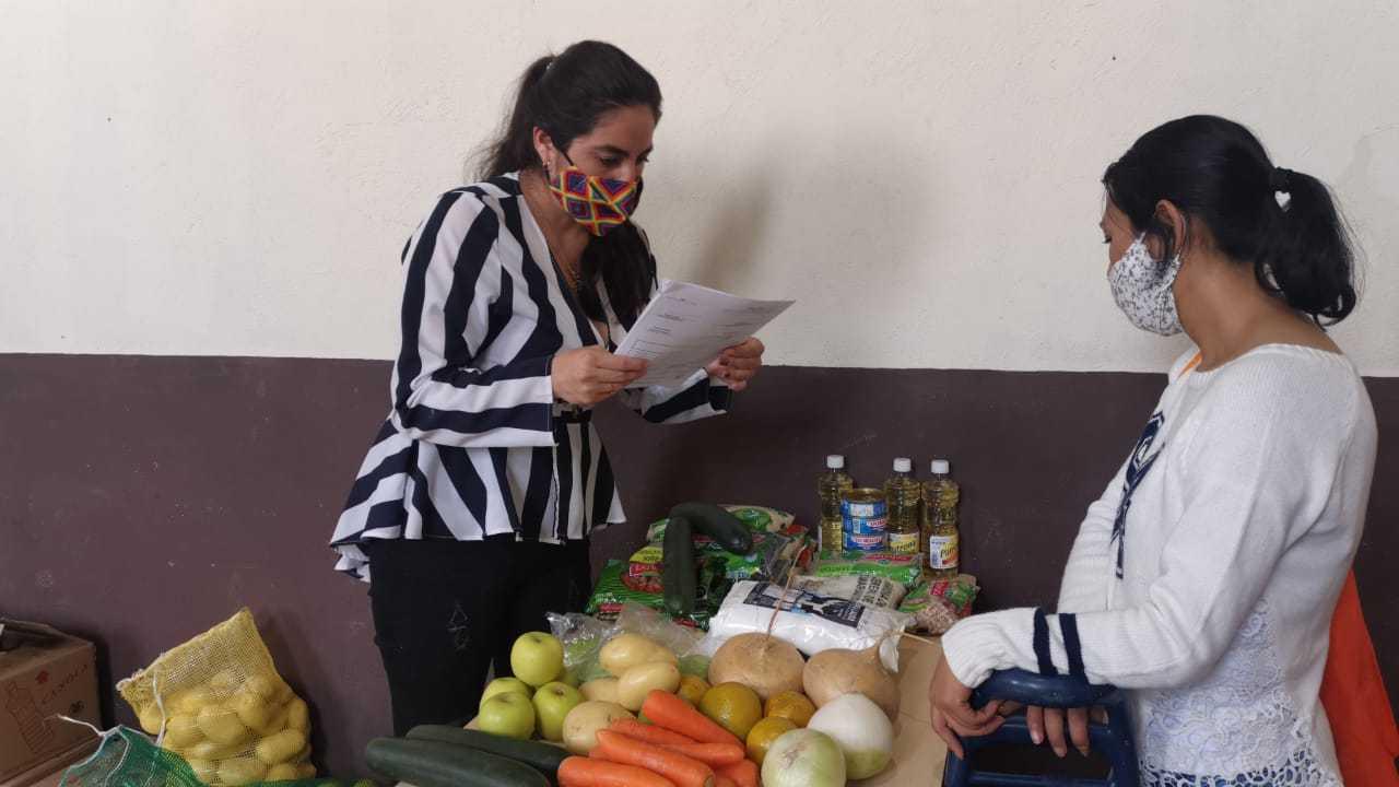 Entrega DIF de Tetla 60 despensas a miembros del Programa de Desayunadores Escolares modalidad Caliente