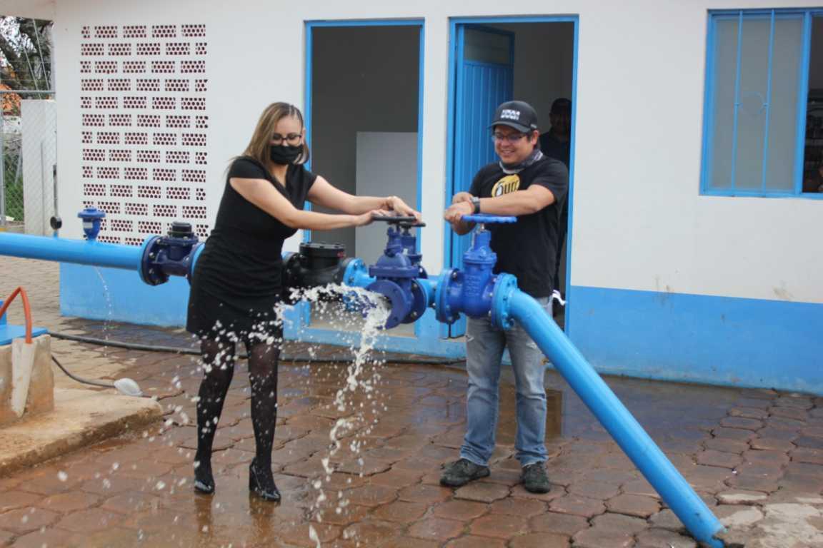 Inaugura Gardenia Hernández nuevo pozo de agua potable en Tlaxco cabecera