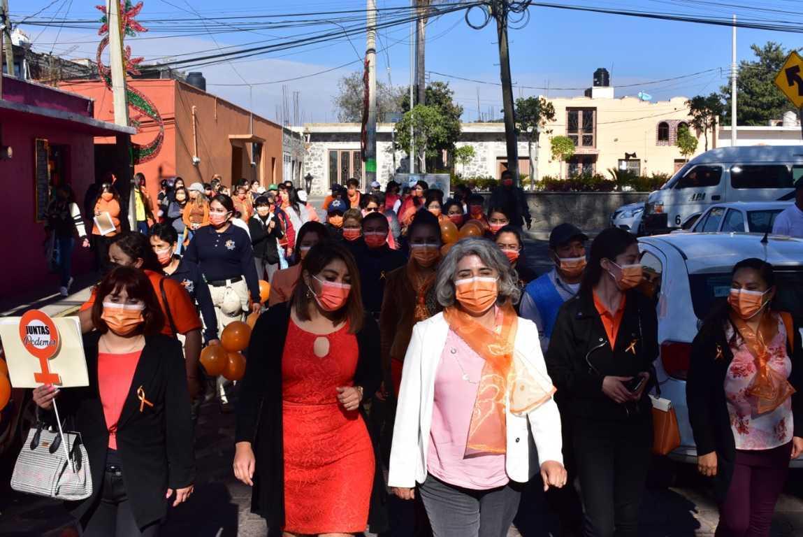 En Yauhquemehcan se conmemoró el Día Internacional para la Eliminación de la Violencia contra las Mujeres