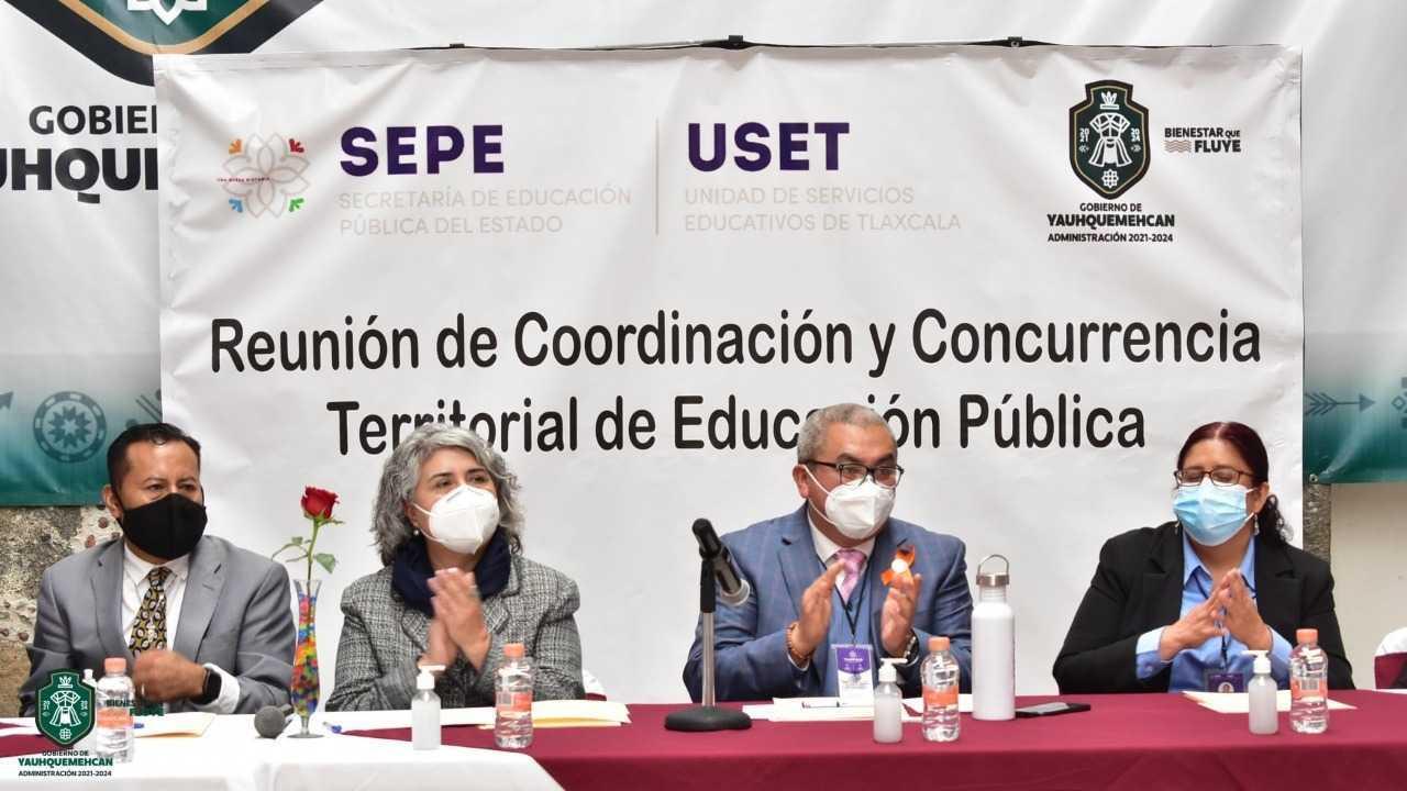 Firman Yauhquemehcan y SEPE convenio de Coordinación y Concurrencia Territorial de Educación Pública