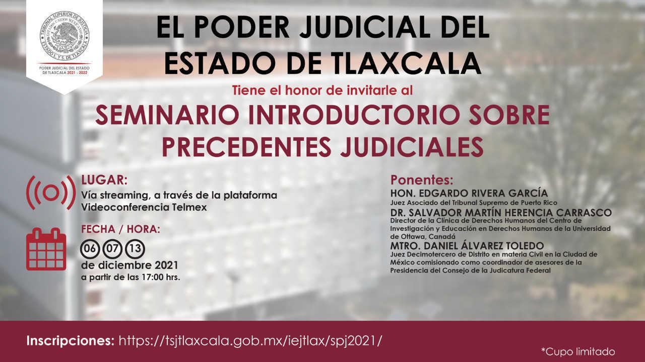 Participará TSJE en seminario internacional sobre Precedentes Judiciales 