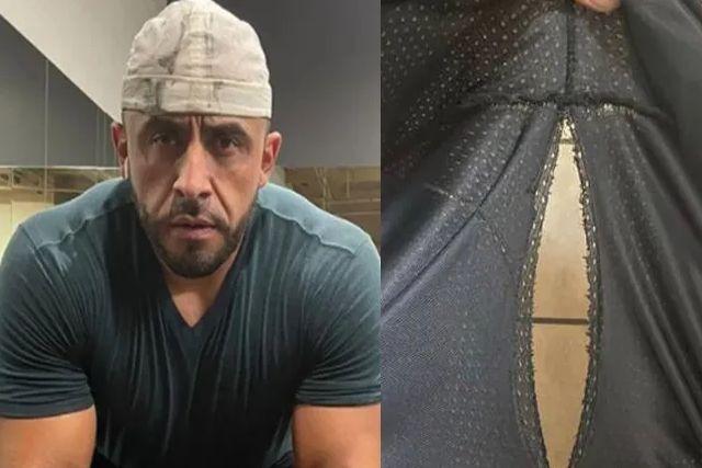 Juan Rivera sufre vergonzoso momento en el gimnasio al no traer calzones