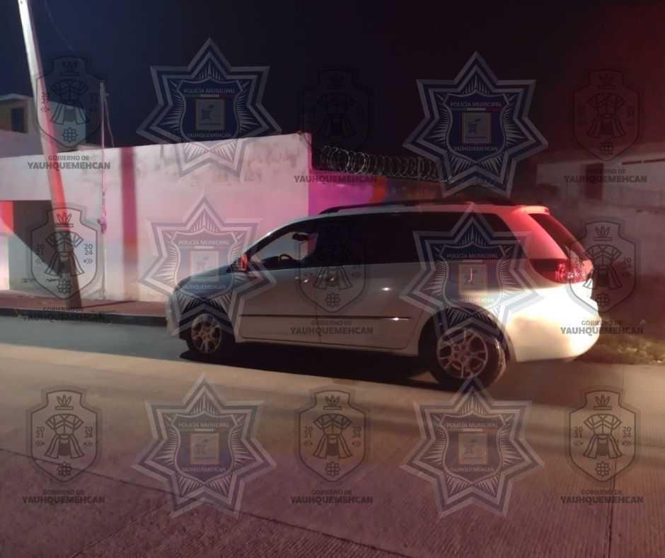Recupera Seguridad Pública de Yauhquemehcan vehículo robado en Apizaco