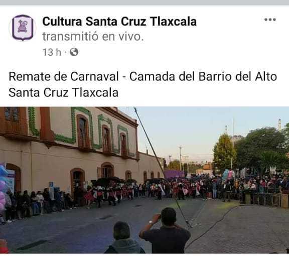 Culmina muestra de Carnaval: Santa Cruz Tlaxcala, 2022