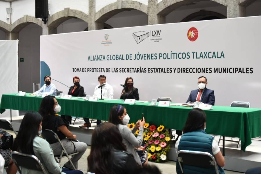 Toma protesta la ¨Alianza Global de Jóvenes Políticos Tlaxcala¨