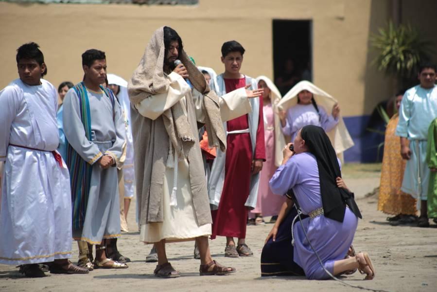 Representan la vida de Cristo en Aquihahuac