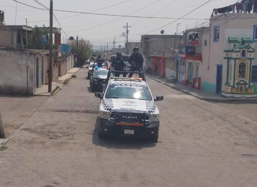 Continúa operativo interinstitucional de seguridad en Huamantla