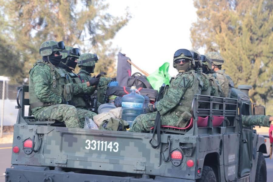 Parten militares tlaxcaltecas para adiestramiento a Santa Gertrudis, Chihuahua
