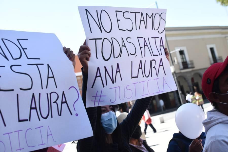 Se manifiestan familiares de Ana Laura López, jóven desaparecida en Huamantla