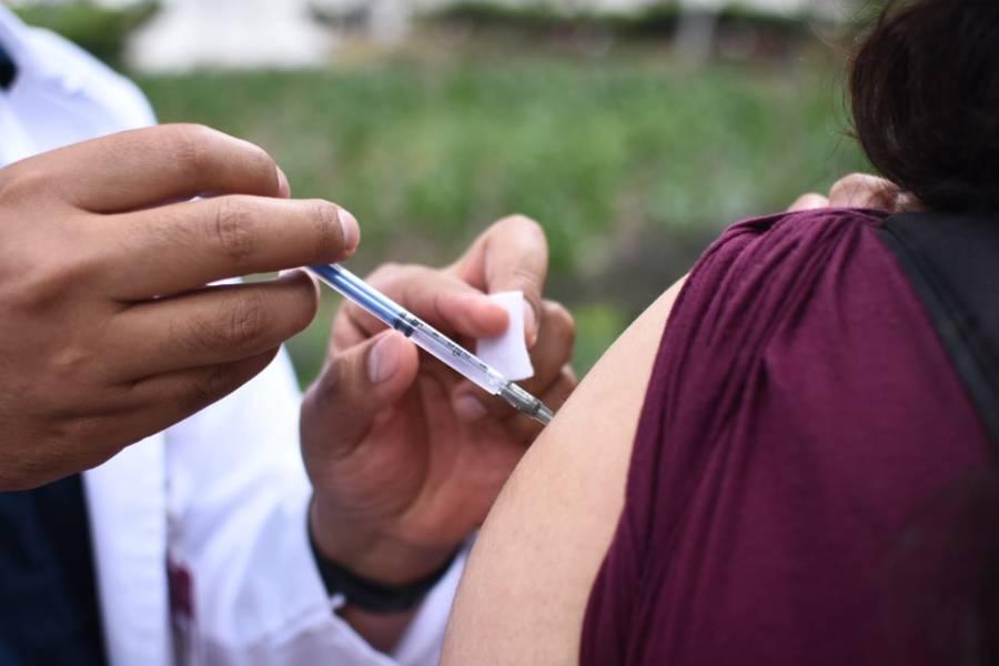 Realizan vacunación covid en el centro histórico de Tlaxcala