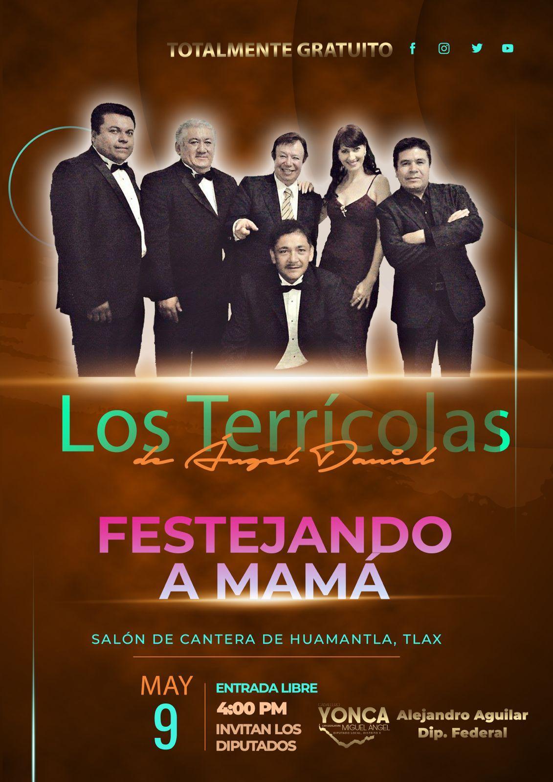 Yonca y Aguilar, celebrarán a mamá con un concierto GRATUITO de Los Terrícolas