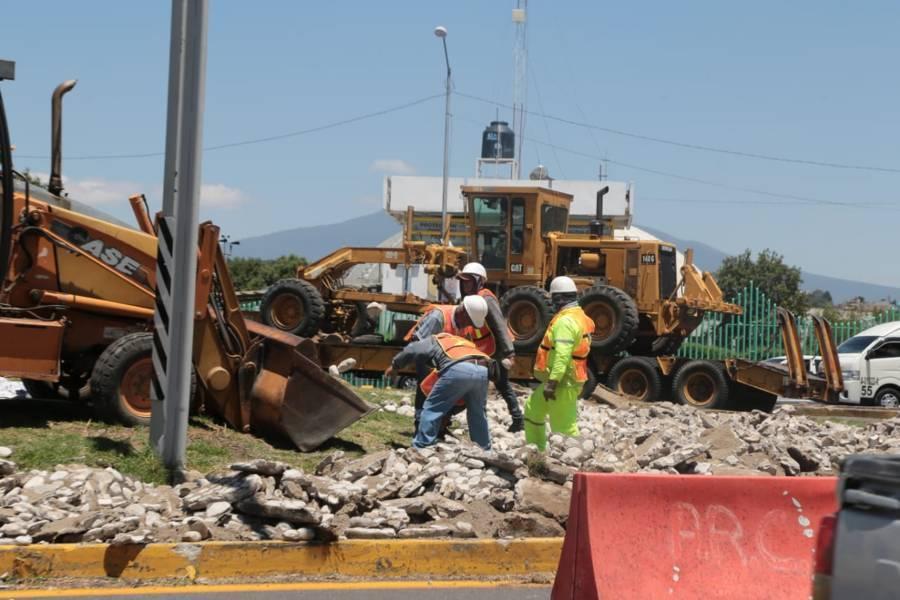 Tránsito intenso en la zona de ¨El Trébol¨ por remodelación