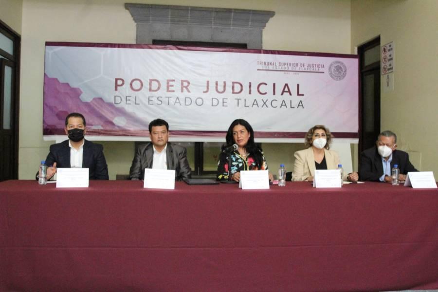Firma TSJE convenio de colaboración con el Secretario Técnico del Sistema Anticorrupción de Tlaxcala