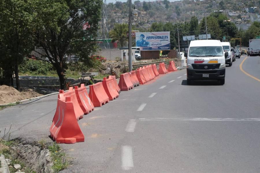 Cierran calle por remodelación de puente vehicular en ¨El Trébol¨