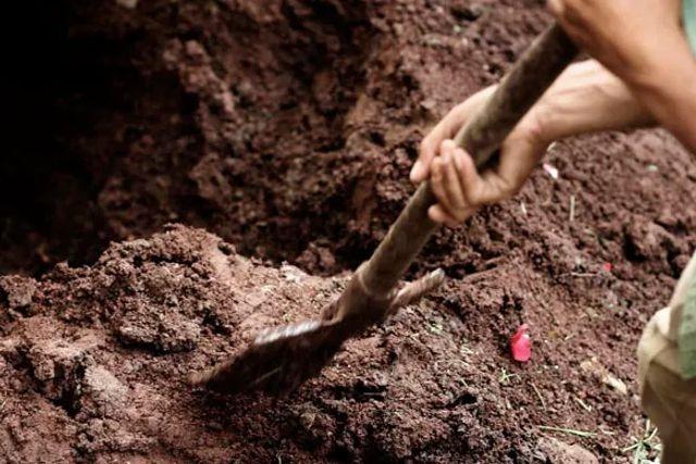 Colombia: Abuelito de bajos recursos se entierra por no tener agua ni luz 