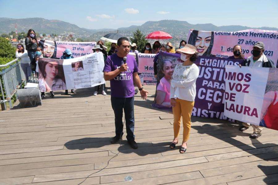 Familiares piden justicia para Cecilia López