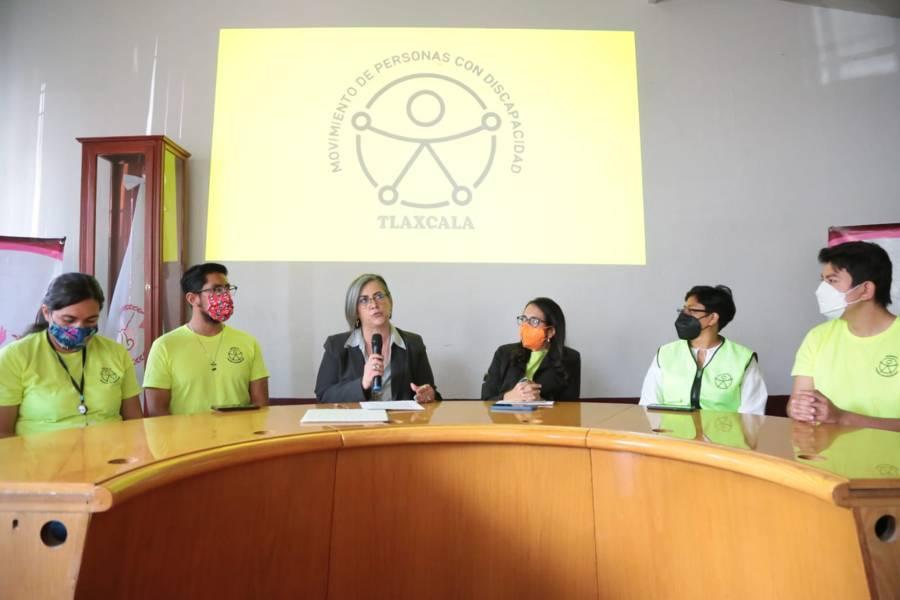 Presentan comité del Movimiento de personas con Discapacidad Tlaxcala