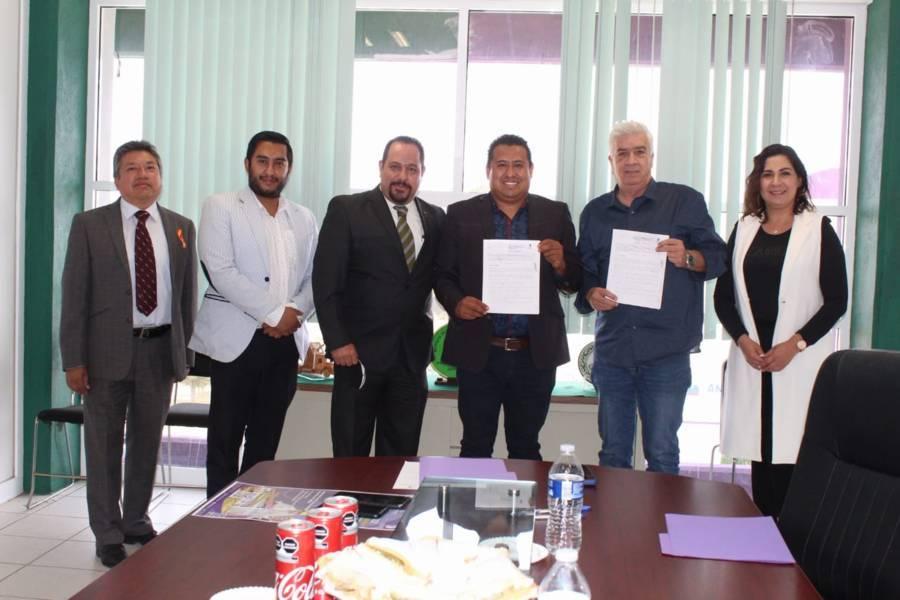 Firman convenio Tecnológico de Tlaxco y la asociación de empresas y empresarios de Tlaxcala