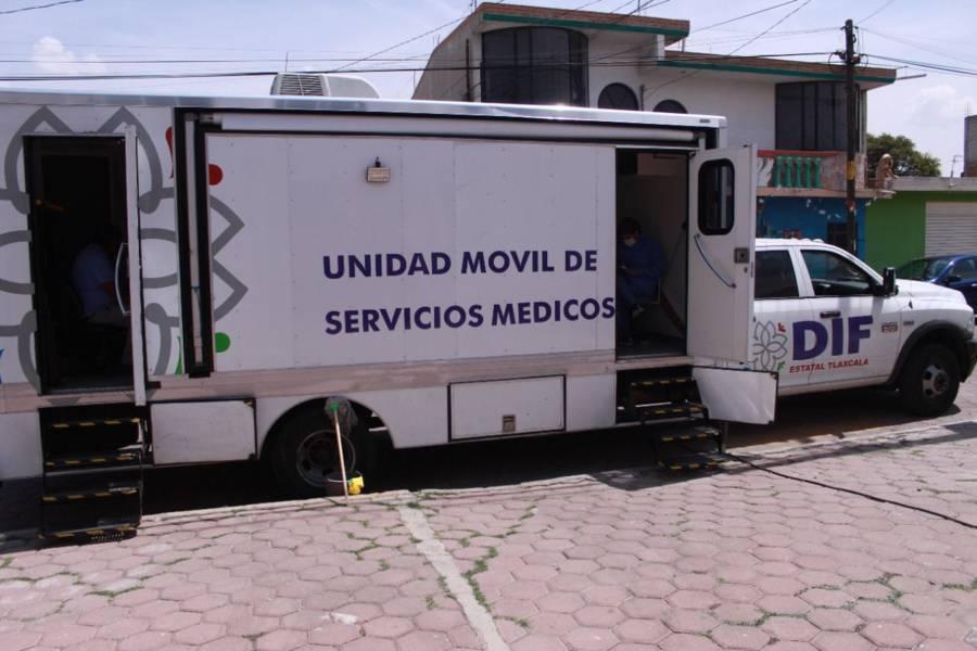 Gestiona SMDIF de Contla, cuarta visita de la Unidad de Servicios Médicos del SEDIF.