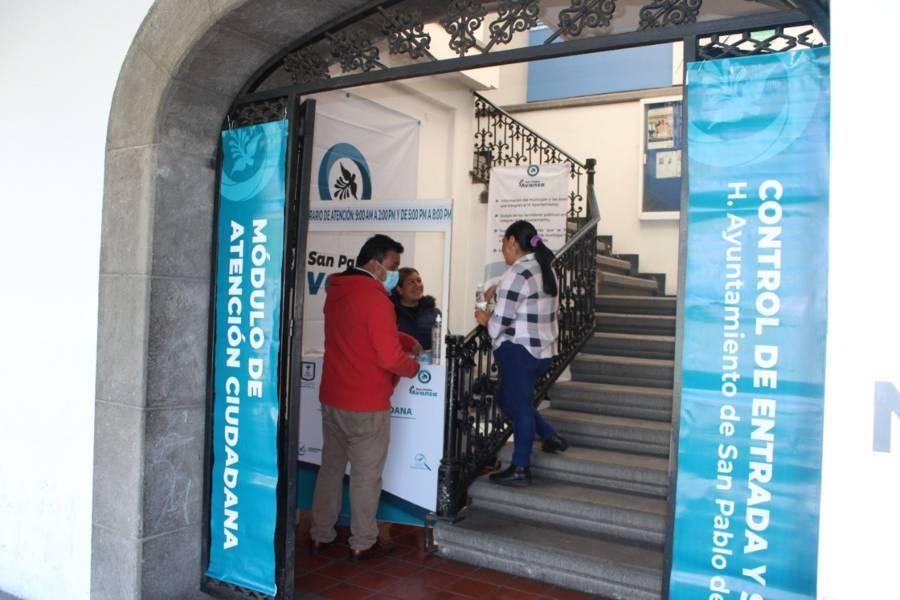 El H. Ayuntamiento de San Pablo del Monte inaugura módulo de atención ciudadana