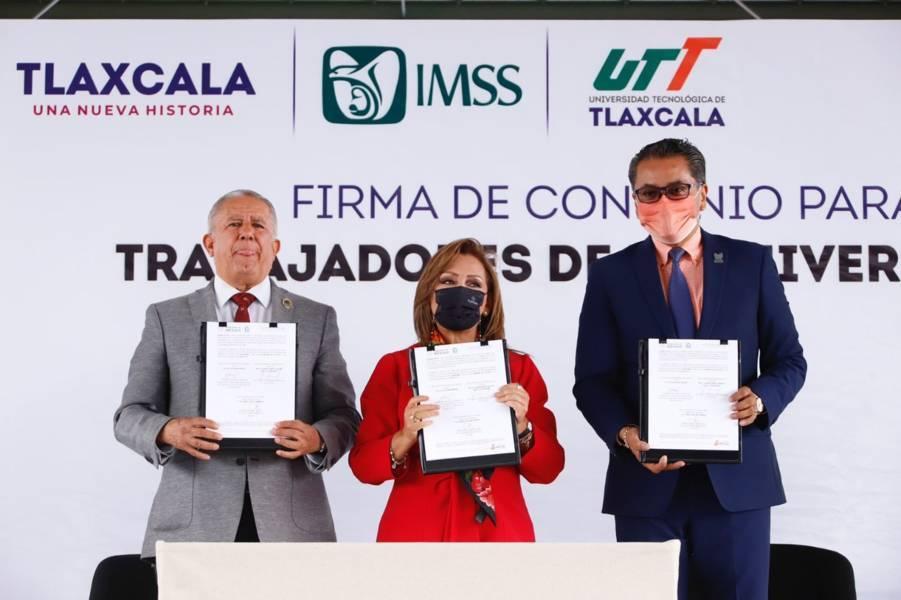 Mejora Lorena Cuéllar condiciones de trabajo del personal de la UTT con afiliación al IMSS