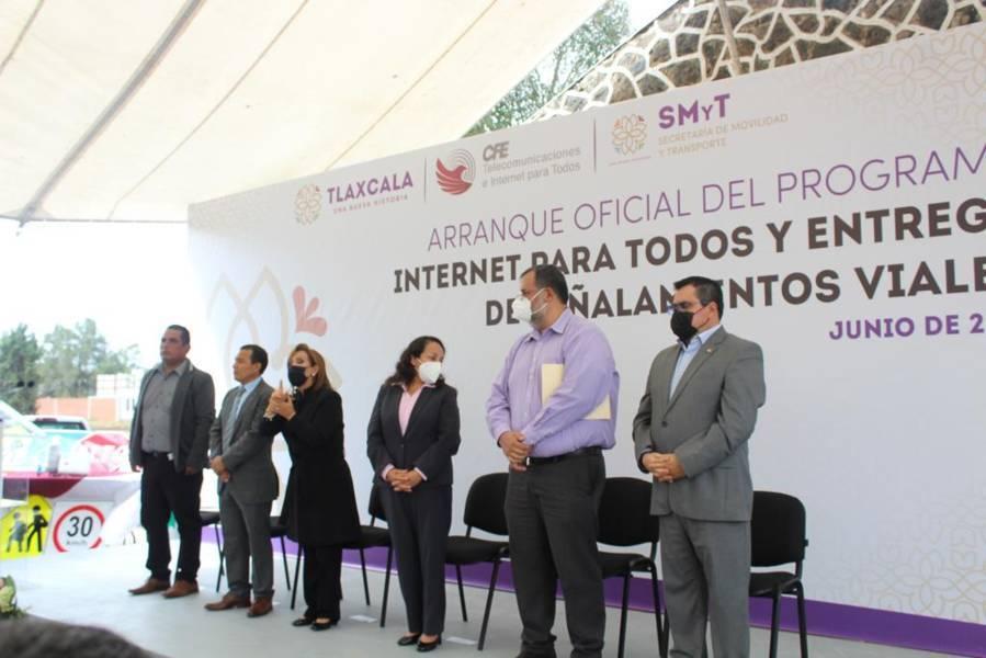 El programa ¨Internet para todos¨, beneficiará a  22 municipios 