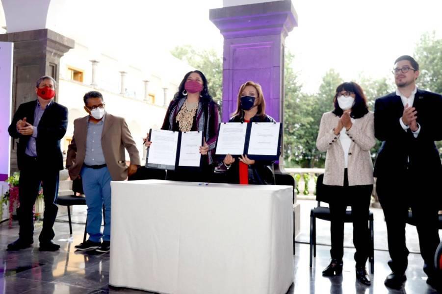 Firman convenio para ofrecer contenidos culturales en Tlaxcala