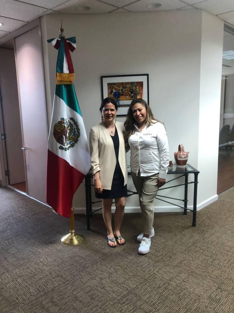 Establecen trabajo conjunto Gobierno de Tlaxcala y Consulado General de México en Los Ángeles