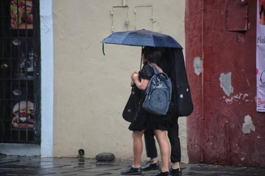 Día lluvioso en Tlaxcala 