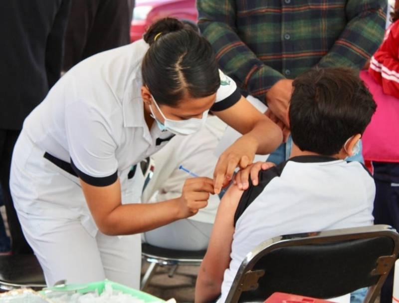 Tlaxcala registra alta asistencia infantil para la vacunación contra Covid-19