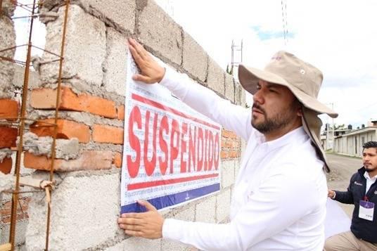 PROPAET suspende obra civil en Santa Cruz Tlaxcala