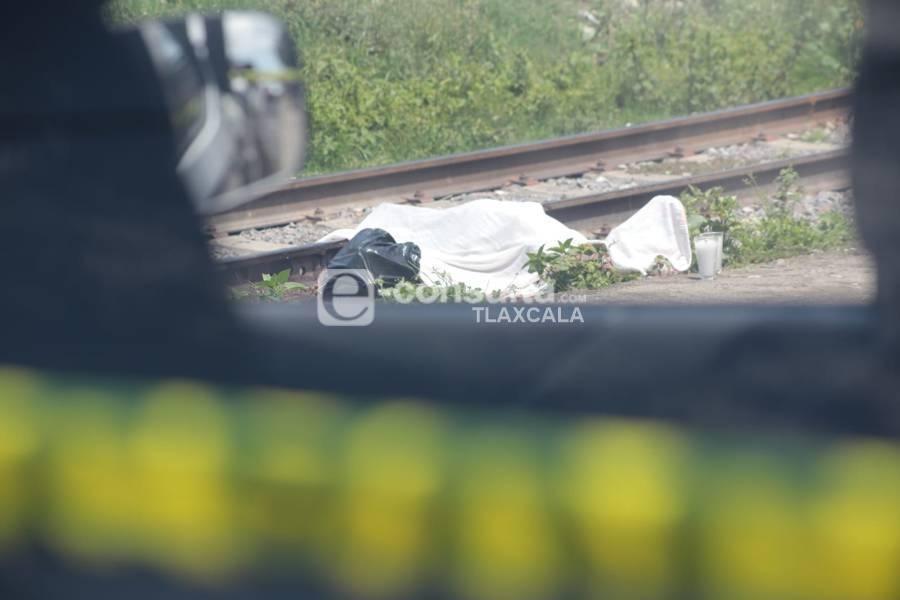 Hombre pierde la vida arrollado por el tren en Papalotla