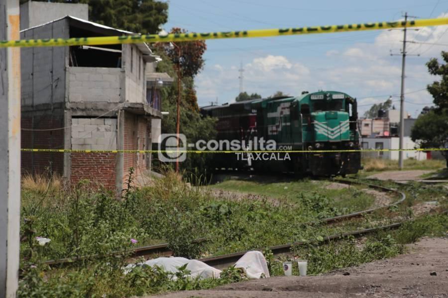 Hombre pierde la vida arrollado por el tren en Papalotla