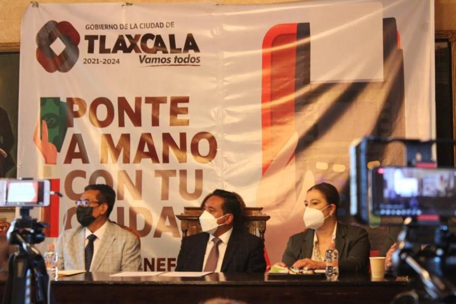 Presentan Ayuntamiento de Tlaxcala programa "Ponte a mano con tu ciudad"