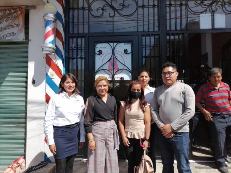 Instala IEM cuatro puntos naranja en el municipio de Zacatelco 