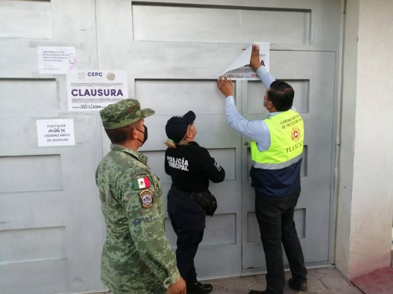 Clausuró Protección Civil del Estado cuatro bares en inmediaciones de la UPTX