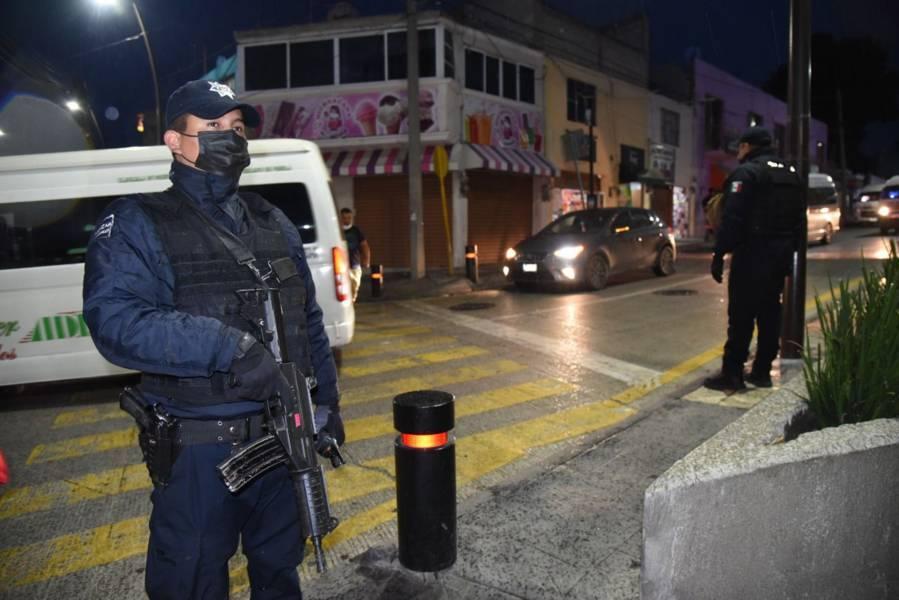 Efectiva coordinación policiaca inhibe delitos en Tlaxcala capital