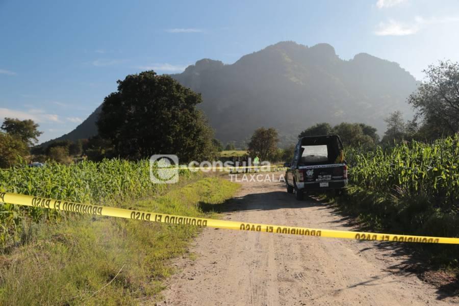 Ejecutado localizan a hombre en Santa Cruz Tlaxcala 
