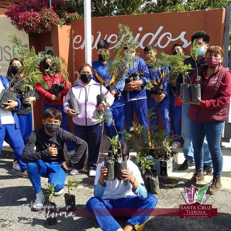 Reforestación continúa, en Santa Cruz Tlaxcala