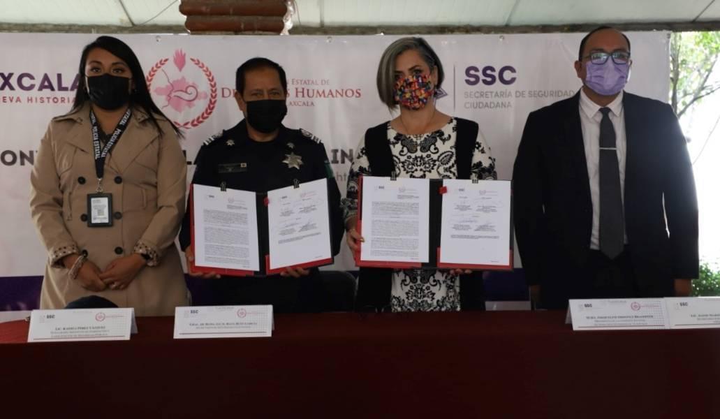 Fortalece SSC acciones de capacitación a policías en materia de derechos humanos