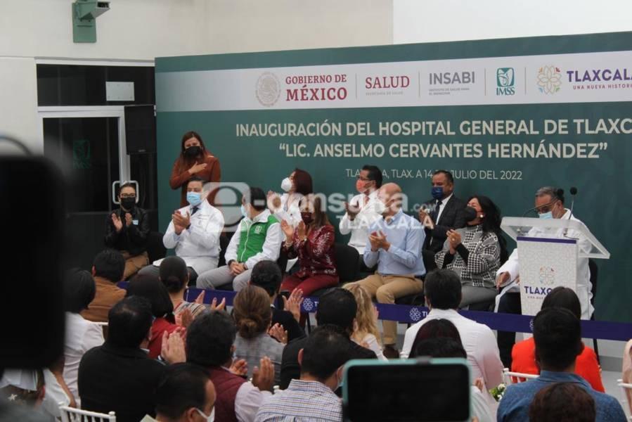 Inauguración del Hospital General de Tlaxcala “Lic. Anselmo Cervantes Hernández”