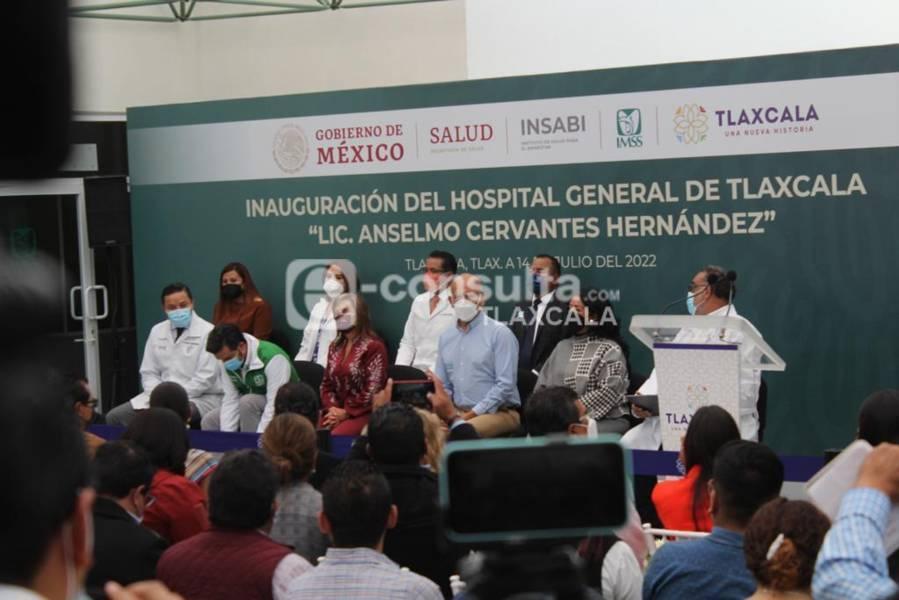 Inauguración del Hospital General de Tlaxcala “Lic. Anselmo Cervantes Hernández”