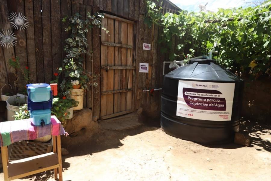 Arranca programa de captación de agua pluvial para familias vulnerables en Tlaxco