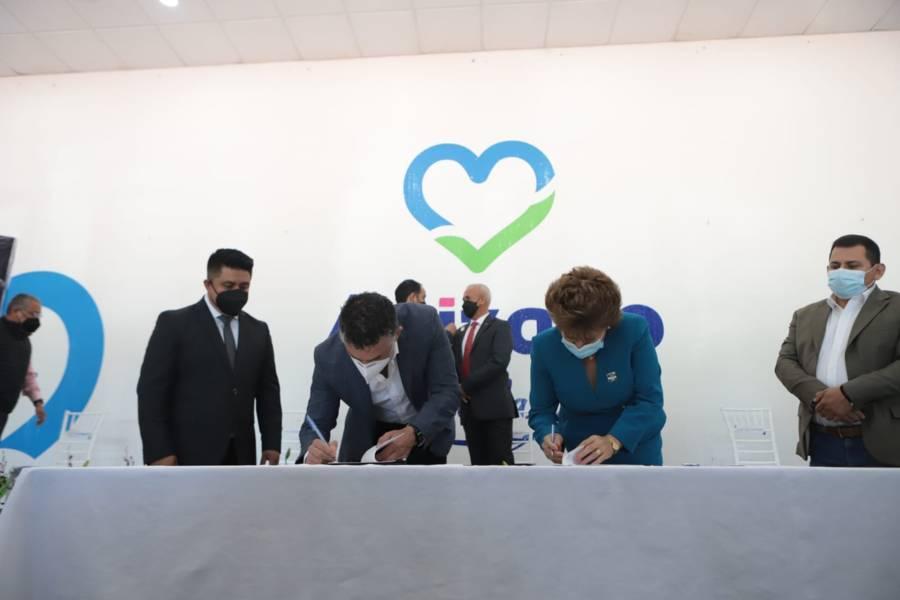 Firman convenio de colaboración Ayuntamiento de Apizaco y la CMIC