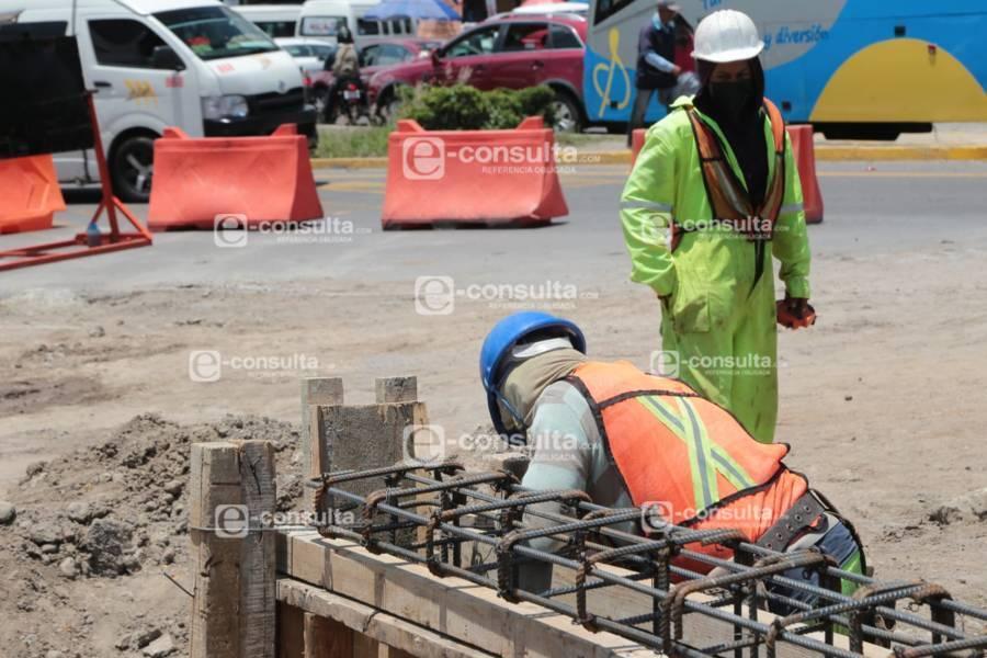 Avanza demolición y construcción de nuevo puente en "El Trébol"