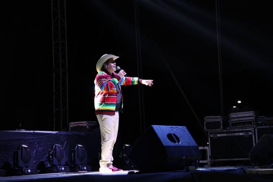 Se presentó el Indio Brayan en el Teatro del Pueblo de la Feria Chiautempan 2022 