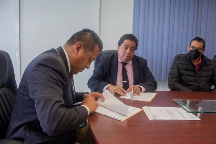 Firman convenio de colaboración Tecnológico de Tlaxco y casa de las artesanías de Tlaxcala